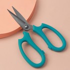 Ножницы закройные, скошенное лезвие, 7,5", 19 см, цвет МИКС - фото 800858727