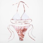 Купальник  женский раздельный MINAKU (футболка, топ, плавки), цвет розовый, размер 44 - фото 800859244