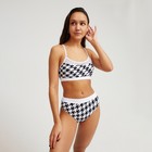 Купальный костюм раздельный MINAKU цвет белый/чёрный, р-р 46 - фото 800859467