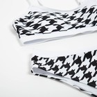 Купальный костюм раздельный MINAKU цвет белый/чёрный, р-р 46 - фото 800942346