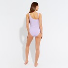 Купальник женский слитный MINAKU цвет сиреневый, размер 42 - фото 800859500