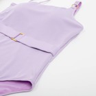 Купальник женский слитный MINAKU цвет сиреневый, размер 42 - фото 800859504