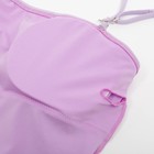 Купальник женский слитный MINAKU цвет сиреневый, размер 48 - фото 800859536