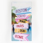 Полотенце пляжное Этель "Traveller" 70*140 см,100%п/э, 250гр/м2, - фото 800861314