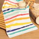 Полотенце пляжное Этель "Rainbow stripes" 70*140 см,100%п/э, 250гр/м2, - фото 800861333