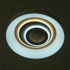 Люстра с ПДУ 1905/1 LED 92Вт диммер белый 47х47х10 см - фото 800861757