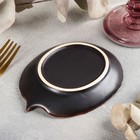 Блюдо «Лист», 13,5×10,5 см, цвет розовый - фото 800862732