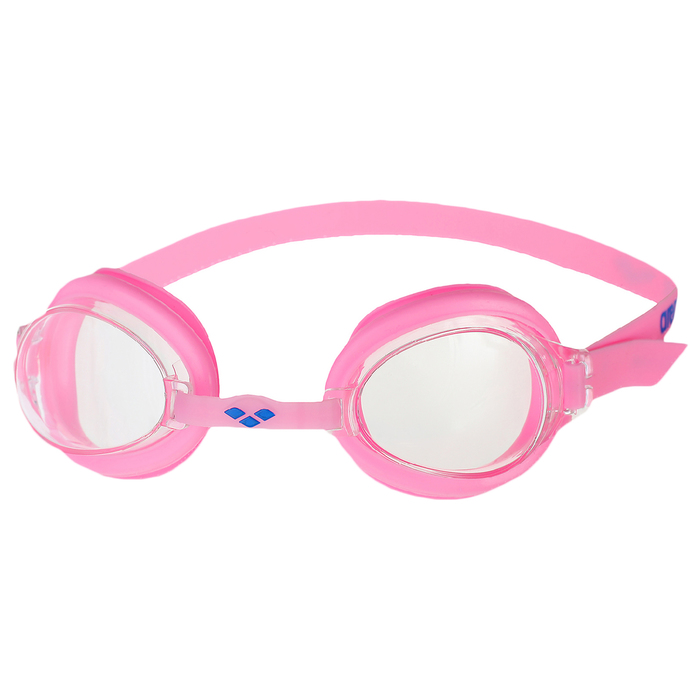 Очки для плавания детские ARENA Bubble 3 Jr, прозрачные линзы, розовая оправа