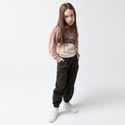 Джинсы для девочки, цвет серый, рост 104 см - фото 4694395