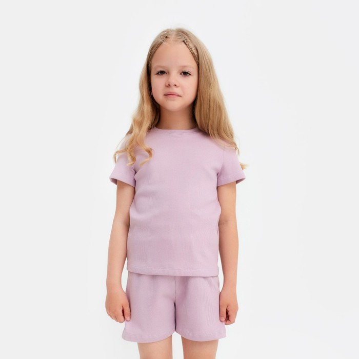Пижама детская для девочки KAFTAN "Dream" р.32 (110-116), лиловый - фото 1753662