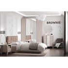 Кровать Люкс Brownie 307, 1600 × 2000 мм, без основания, цвет мокко - фото 7228946