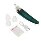 Прибор для вакуумной чистки лица и шлифовки GESS-630 Shine, 4 насадки, зелёный - фото 4659833