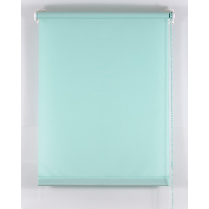 Рулонная штора «Комфортиссимо», размер 220х160 см, цвет светло-зелёный - фото 2688311