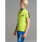 Сорочка трикотажная с воротником поло для мальчиков, рост 152 см - фото 107430211