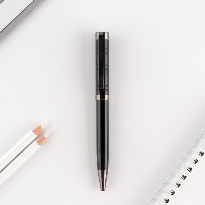 Ручка рифленая цвет черный,металл, 0,1 мм - фото 1901800