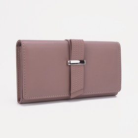 Women's wallet 06-01-01, 19,5 * 3 * 10 cm, 3 separate, d / cards, d / coins, on magnets, powder
