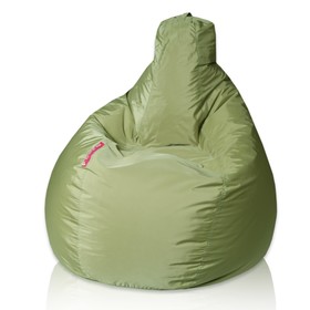 Кресло-мешок "Капля", М, d100/h140, цвет оливковый