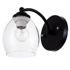 Бра 2073/1 E27 40Вт черный 17х13х20 см - фото 800877778