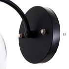 Бра 2073/1 E27 40Вт черный 17х13х20 см - фото 800877782