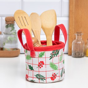 Текстильная корзинка Этель "Xmas", 12*14 см