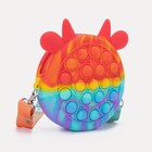 Сумка дет L-0921, 12*3,5*12, отд на молнии, регул стропа, бычок - фото 800945836