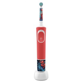 Электрическая зубная щётка Oral-B Kids Spiderman, 7600 об/мин, красная