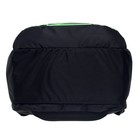 Рюкзак молодёжный Calligrata «Нормал», эргономичная спинка, 44 х 30 х 17 см, чёрный/зеленый - фото 800946900