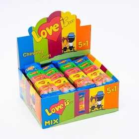 Жевательная резинка Love is mini mix, ассорти, 420 г