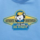 Футболка детская MINAKU "Dog" цвет голубой, рост 116 - фото 801512509