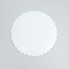 Подложка усиленная, волна, 32 см, белая-черный, 3,2 мм 7732510