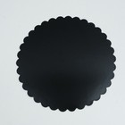 Подложка усиленная, волна, 32 см, белая-черный, 3,2 мм 7732510