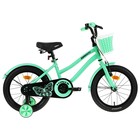 Велосипед 16" Graffiti Flower, цвет светло-зеленый - фото 107418128
