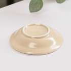 Соусник «Крем», 8,7×1,6 см, цвет бежевый - фото 800887094