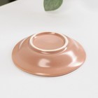 Соусник «Крем», 8,7×1,6 см, цвет розовый - фото 800887100