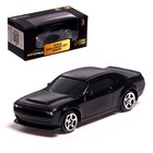 Машина металлическая DODGE CHALLENGER SRT DEMON, 1:64, цвет чёрный - фото 1758537