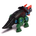 Конструктор винтовой «Динозавр», в клетке, цвет тёмно-зелёный - фото 801512695