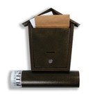 Ящик почтовый с замком, «Домик», бронзовый - фото 4756226