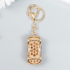 Брелок металл с карабином, эмаль, стразы "Красный кроссовер" 13х3 см - фото 800893004