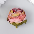 Бутон на ножке для декорирования "Пионовидная роза благородное вино" 4х5 см - фото 6860611