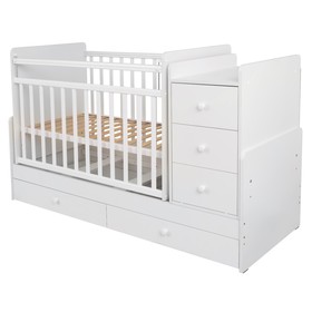 Кровать детская «Топотушки» «Валерия», размер 120х60 см, цвет белый