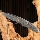 Нож складной Stinger с клипом, 8 см, лезвие - 3Cr13, рукоять - сталь - фото 4783701