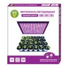 Фитопанель светодиодная, полный спектр, 36 Вт, панель, 31х31х1,2 см 7790560