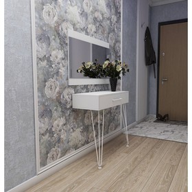 Стол туалетный «Лофти», 800 × 348 × 762 мм, цвет белый