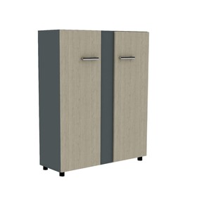 Шкаф для документов «Формат», 900 × 380 × 1212 мм, цвет пикар / тёмно-серый