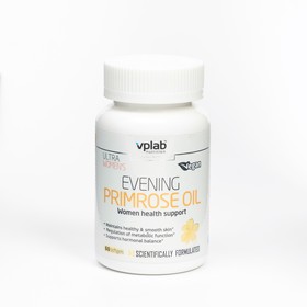 Жирные кислоты VPLab, Ultra Womens Evening Primrose oil, спортивное питание, 60 капсул