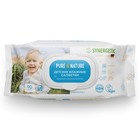 Влажные салфетки Synergetic Pure&Natur пантенол и овсяное молочко, 90 шт. - фото 800962816