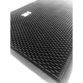Коврик резиновый «СКРЭП-МАТ», 90х150 см, высота 0,1 см, цвет чёрный