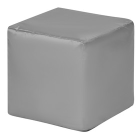 Пуфик «Куб», оксфорд, цвет серый