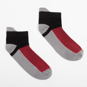 Носки мужские, цвет красный, размер 29