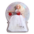 УЦЕНКА Кукла-модель шарнирная «Снежная принцесса», с аксессуаром, красно-белое платье - фото 5274085
